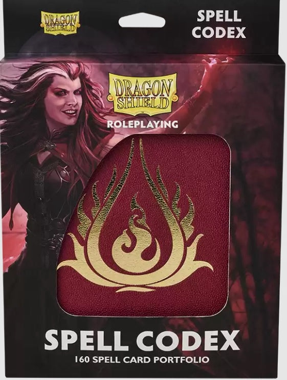 Dragon Shield Rpg Spell Codex Blood Red
