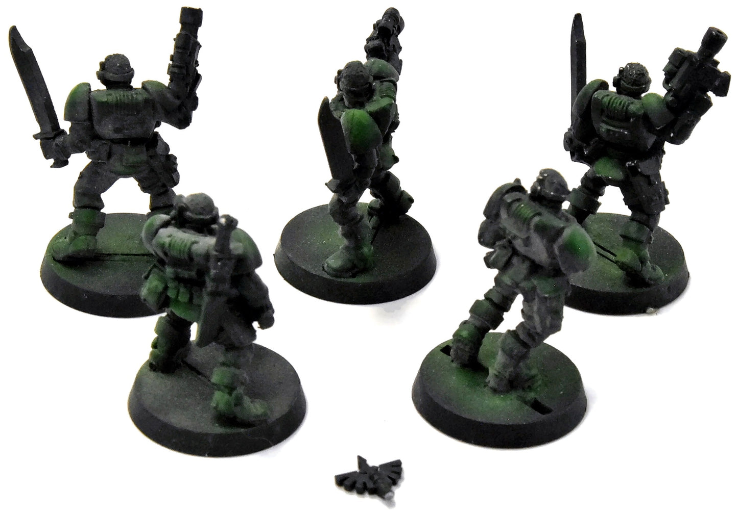DARK ANGELS 5 Scout Marines #3 METAL Warhammer 40K