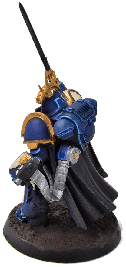 SPACE MARINES Captain in Gravis Armour #1 WELL PAINTED Warhammer 40K 8762