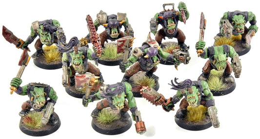 ORKS 10 Boyz #20 WELL PAINTED Warhammer 40K