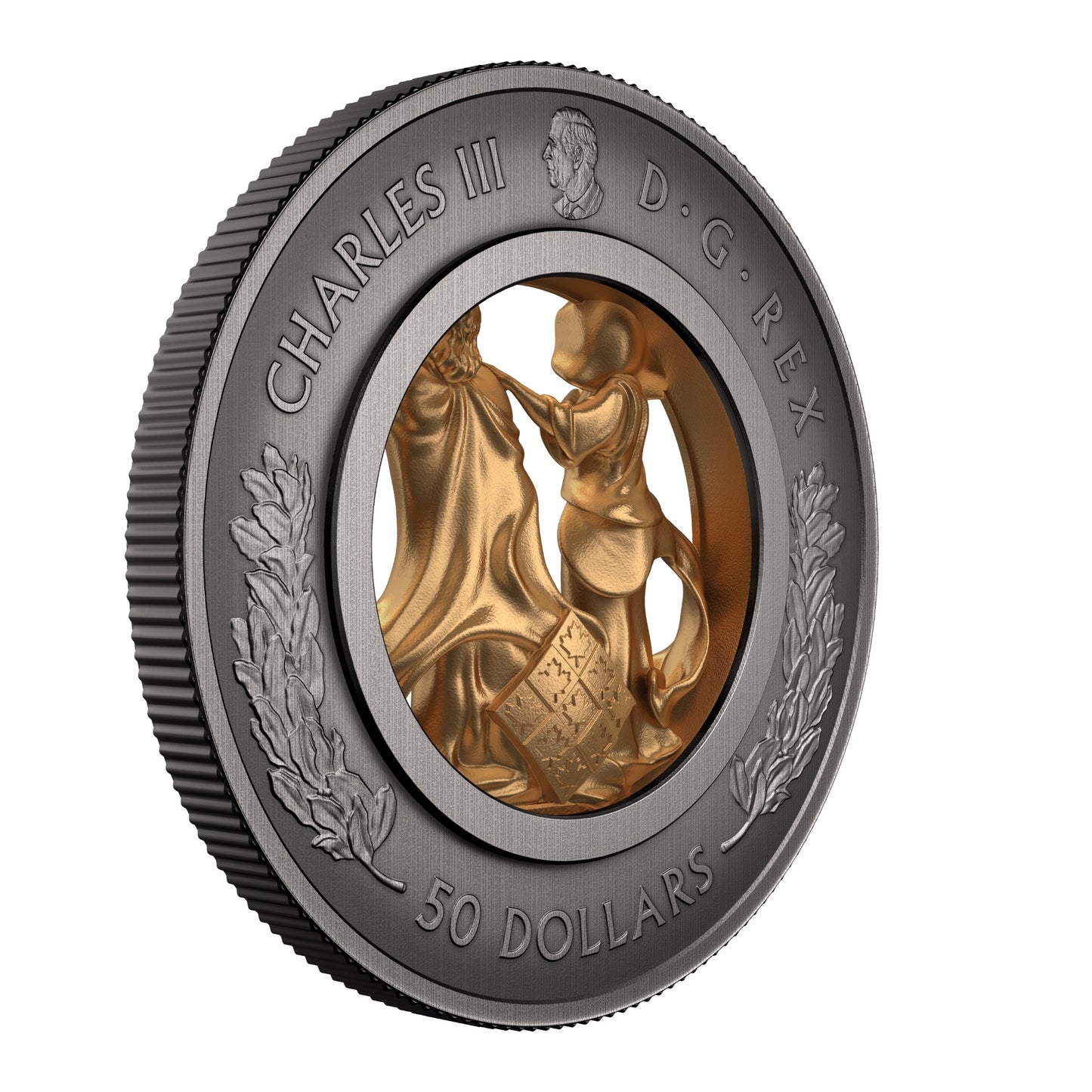 $50 Fine Silver Coin – Allegories of Justice and Truth (250795)