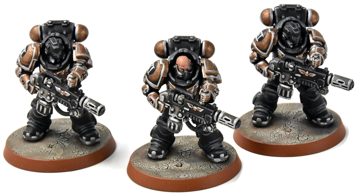SPACE MARINES 3 Eradicators #4 PRO PAINTED Warhammer 40K