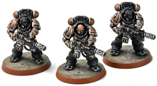 SPACE MARINES 3 Eradicators #4 PRO PAINTED Warhammer 40K