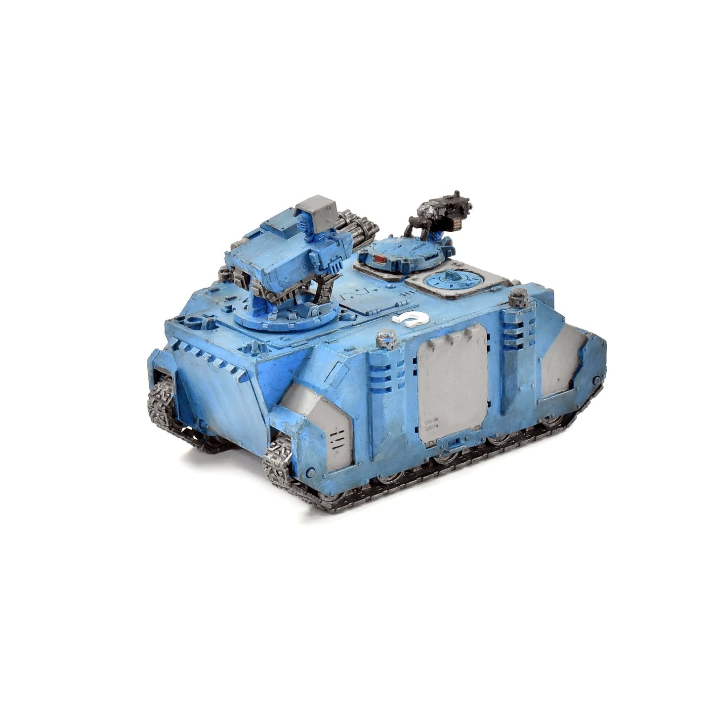 SPACE MARINES Razorback #2 ultramarines WELL PAINTED Warhammer 40K