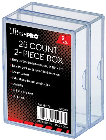 Ultra Pro Storage Box - 2 Piece - 25 Ct