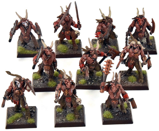 BEASTMEN 10 Gors #3 PRO-PAINTED Fantasy