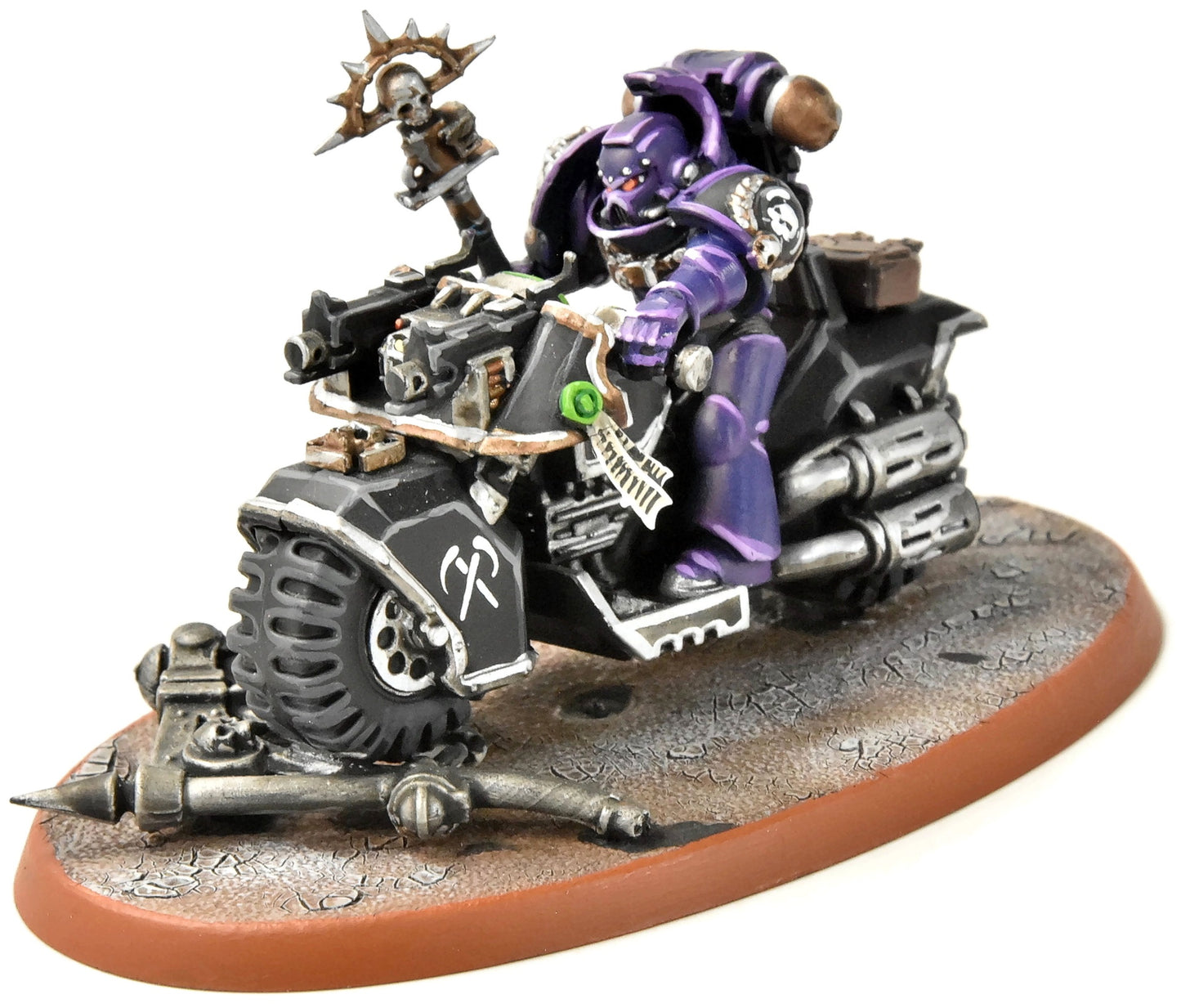 Space Marines Librarian à vélo n°3, peinture professionnelle Warhammer 40K