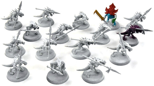 SERAPHON 16 Saurus Warriors No Shield Sigmar