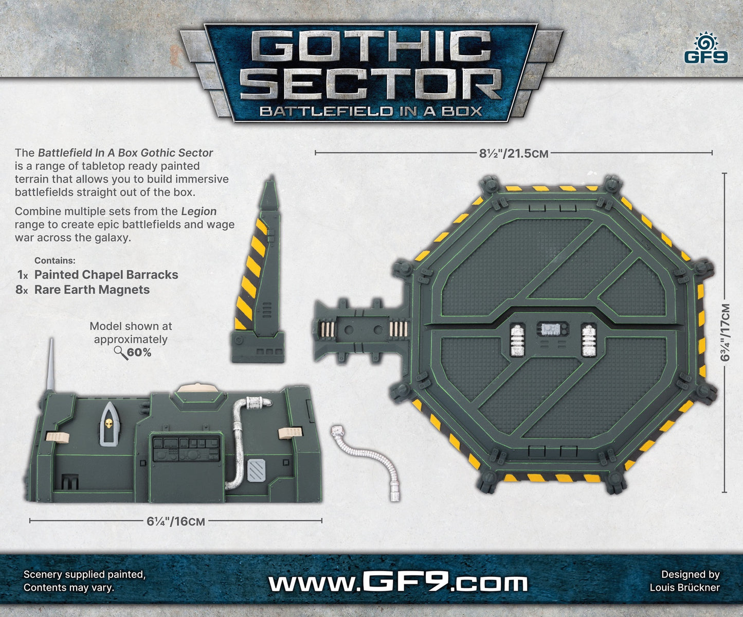 Battlefield In A Box - Gothic Sector Legion Chapel Barracks
