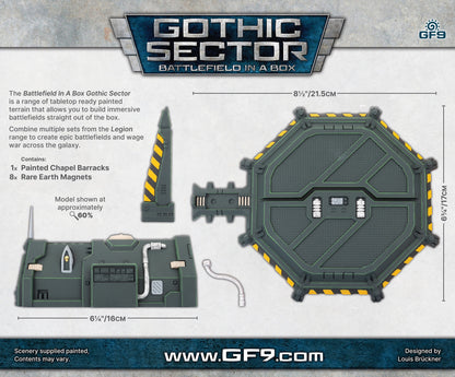 Battlefield In A Box - Gothic Sector Legion Chapel Barracks