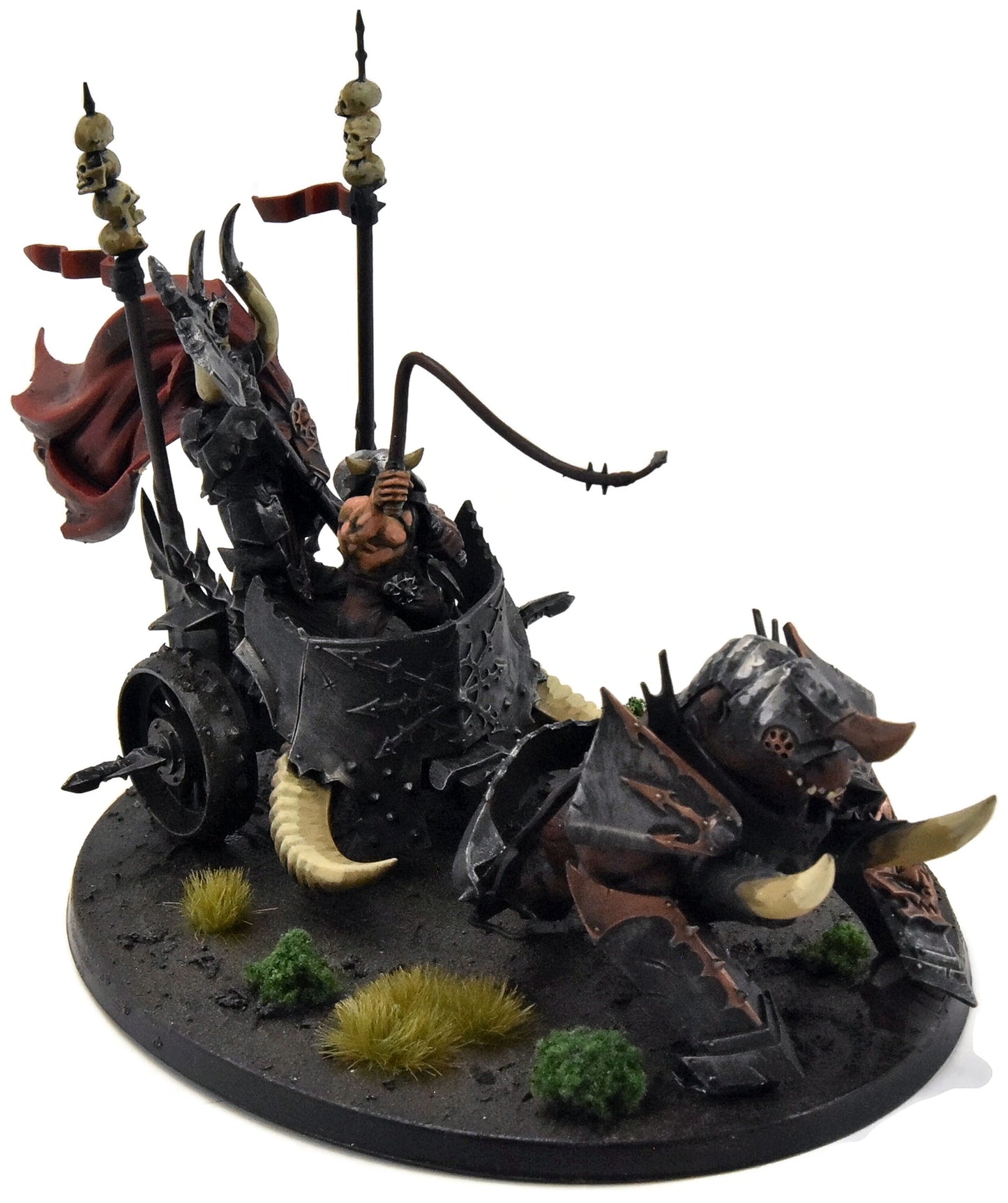 SLAVES TO DARKNESS Gore Beast Chariot #1 Sigmar WELL PAINTED
