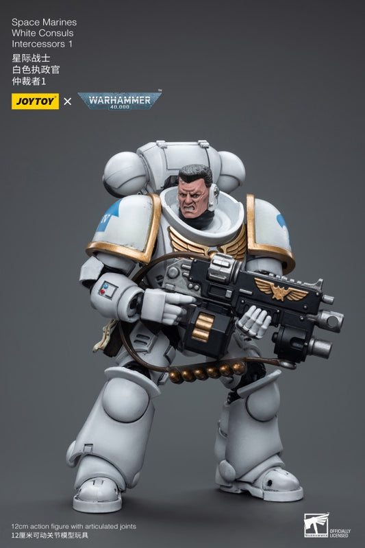 White Consuls Intercessors 1 Space Marines Joy Toy