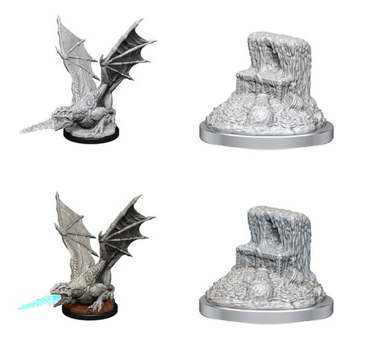 D&D Nolzur’s Marvelous Miniatures - White Dragon Wyrmling