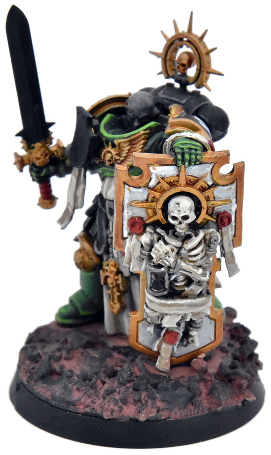 SALAMANDERS Captain with relic shield #1 WELL PAINTED Warhammer 40K