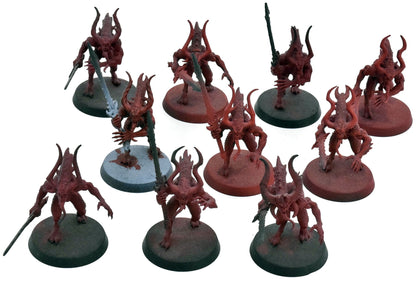 BLADES OF KHORNE 10 Bloodletters Of Khorne #1 Warhammer Sigmar 3739