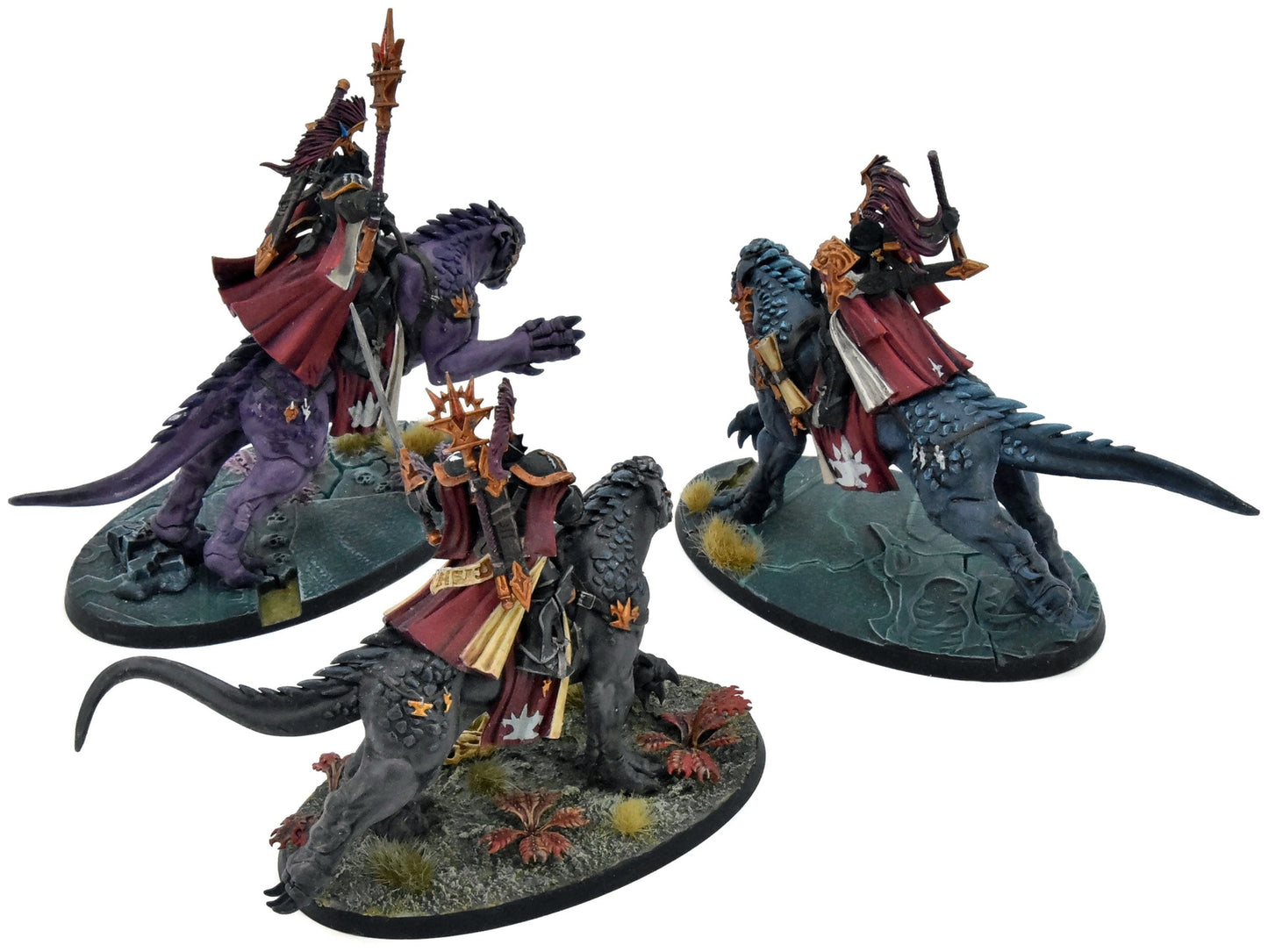 STORMCAST ETERNALS 3 Evocators On Celestial Dracolines #1 1 Broken Staff