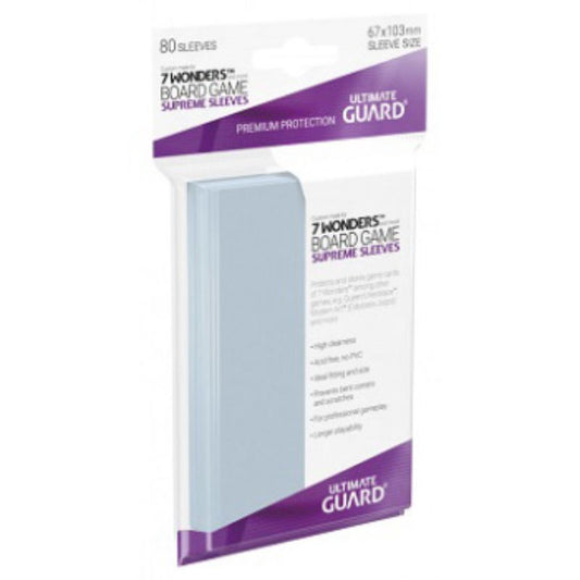 Ultimate Guard Sleeves Supreme Bg Cards 7 Wonders 80Ct