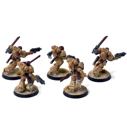 SPACE MARINES 5 Assault Intercessors #1 WELL PAINTED Warhammer 40K