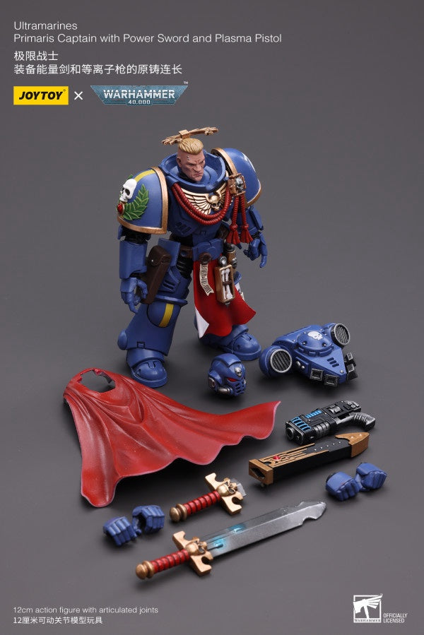 Primaris Captain with Power Sword and Plasma Pistol Ultramarines Joy Toy