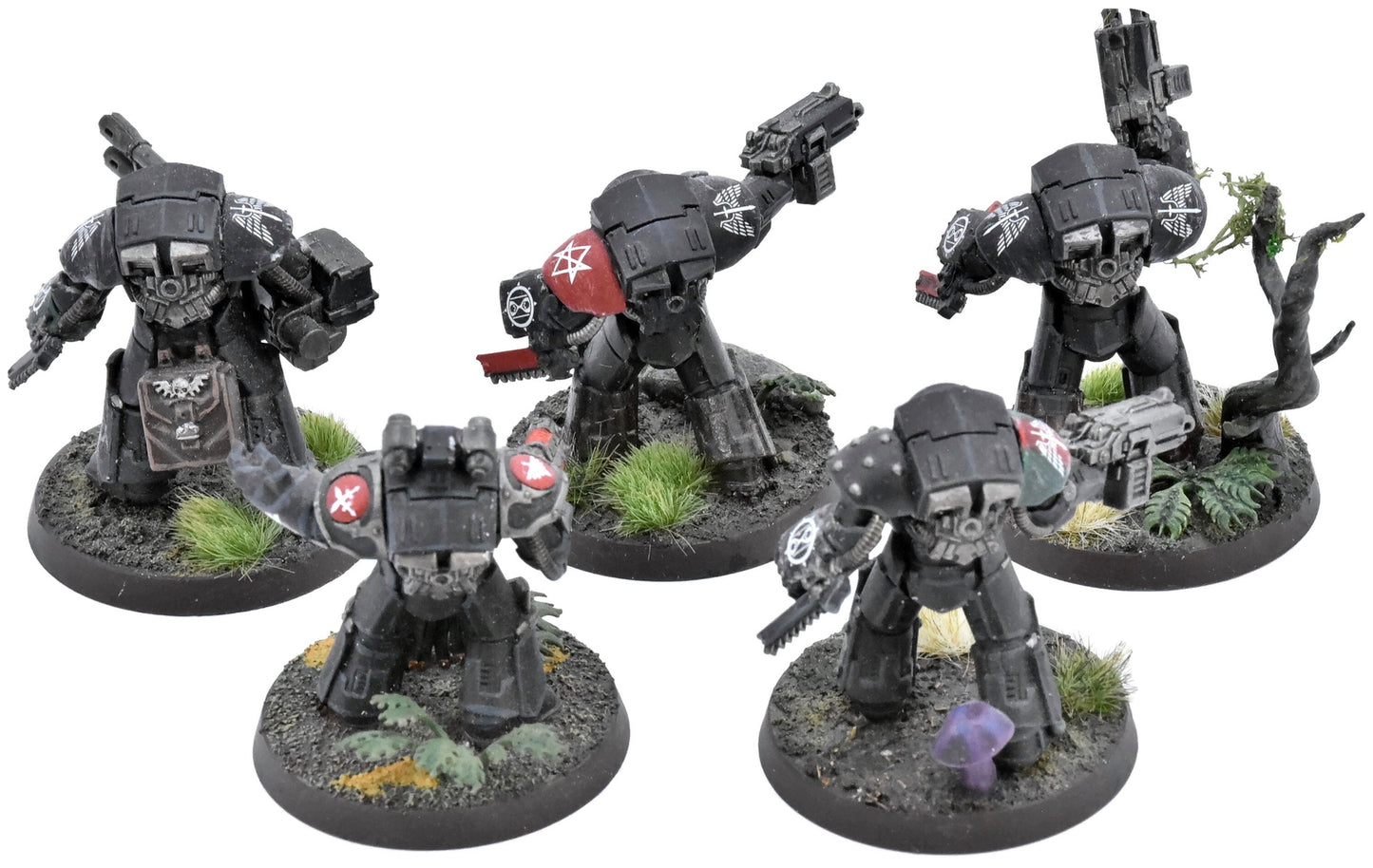 LOYALIST LEGION 5 Tartaros Terminators Dark Angels #1 WELL PAINTED Horus Heresy