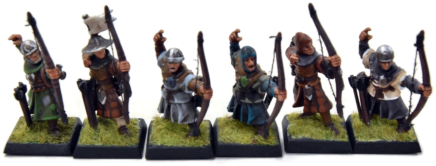 BRETONNIA 12 Peasant Bowmen #3 WELL PAINTED Warhammer Fantasy
