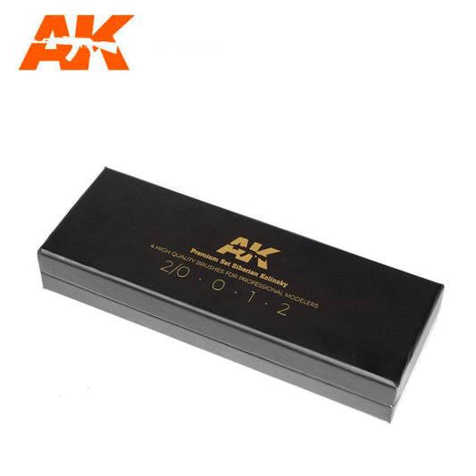 Ak Interactive Siberian Kolinsky Brushes Deluxe Case (AK-AKSK-10)