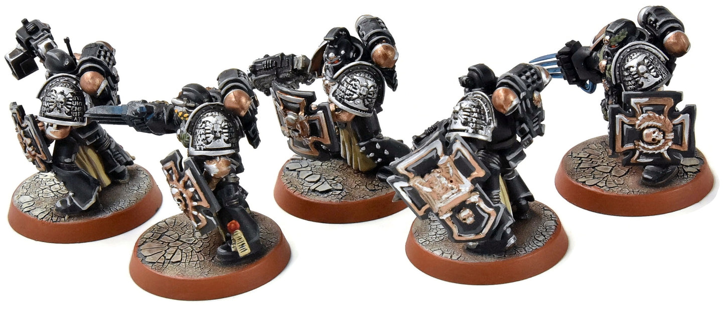 SPACE MARINES 5 Veterans #10 PRO PAINTED Warhammer 40K