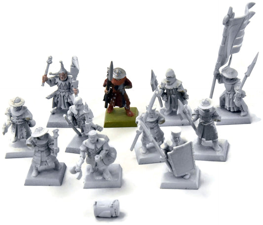 BRETONNIA 10 Men At Arms MISSING SHIELD #1 Warhammer Fantasy