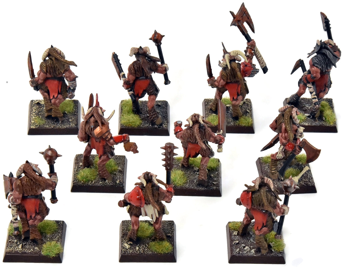 BEASTMEN 10 Gors #6 PRO-PAINTED Fantasy