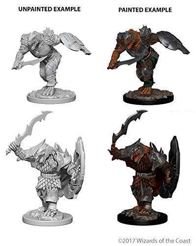 D&D Unpainted Minis Wv4 Dragonborn Male Fighter