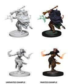 D&D Unpainted Minis Wv6 Female Tiefling Warlock