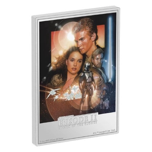 AGORO Star Wars - 5. Attack of the Clones 5oz Silver