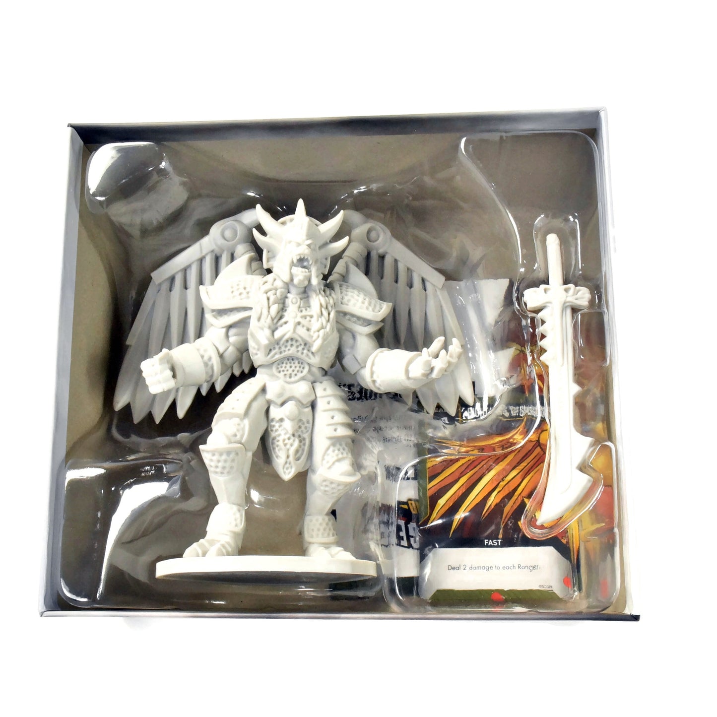POWER RANGERS Heroes of the Grid Mega Goldar Deluxe Figure Like NEW