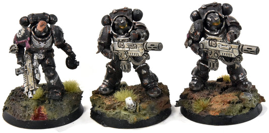 SPACE MARINES 3 Primaris Eradicators #3 PRO PAINTED Warhammer 40K iron hands