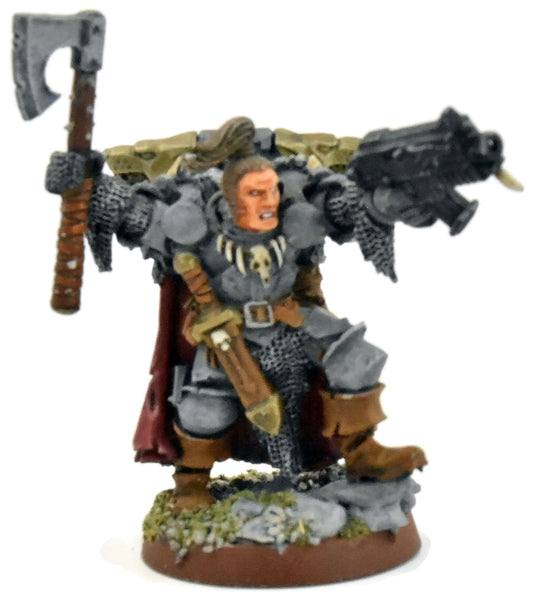 SPACE WOLVES Lord #1 CONVERTED PRO PAINTED Warhammer 40K