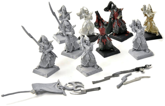 DARK ELVES 9 Executionners #3 METAL missing one sword Warhammer Fantasy