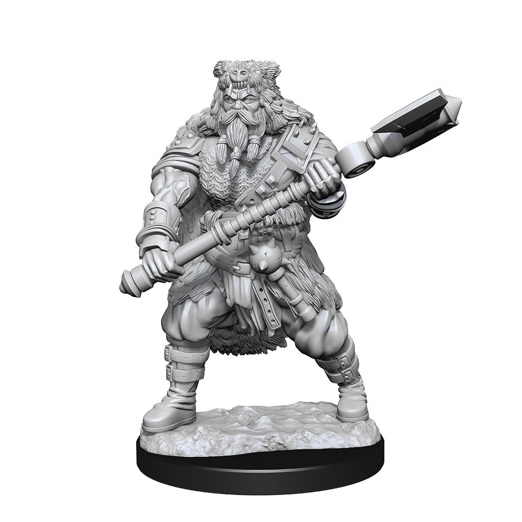 D&D Unpainted Minis Wv14 Human Barbarian Male
