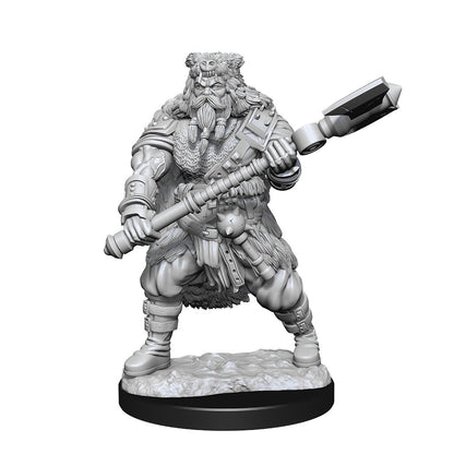 D&D Unpainted Minis Wv14 Human Barbarian Male