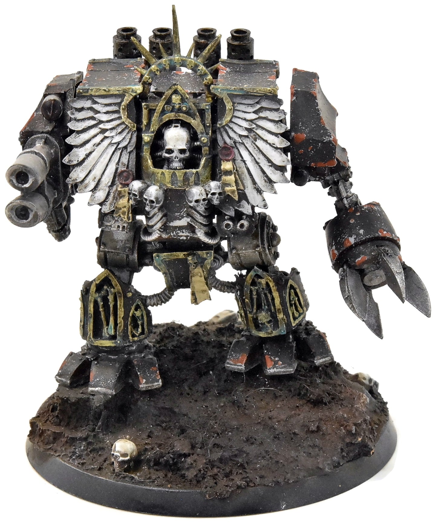 SPACE MARINES Chaplain Dreadnought #3 PRO PAINTED 40K iron hands Forge world