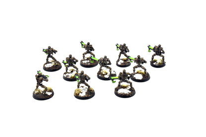 NECRONS 10 NECRON Warriors #2 WELL PAINTED Warhammer 40k