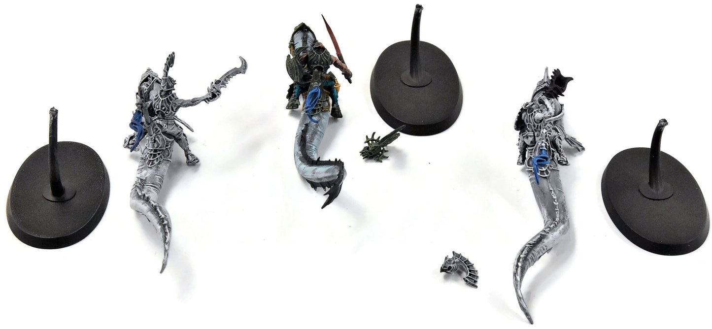 IDONETH DEEPKIN 3 Akhelian Isharann Guard #2 missing banner Sigmar