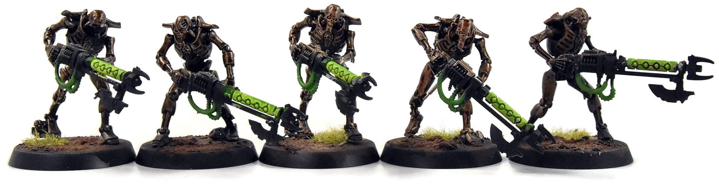NECRONS 10 Warriors #1  Warhammer 40K WELL PAINTED
