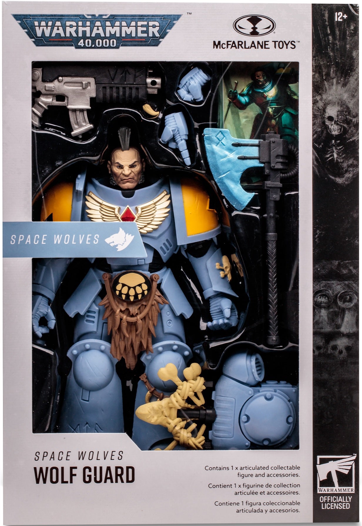 Warhammer 40k 7 Inches Fig Wv7-space Wolves Wolf Guard