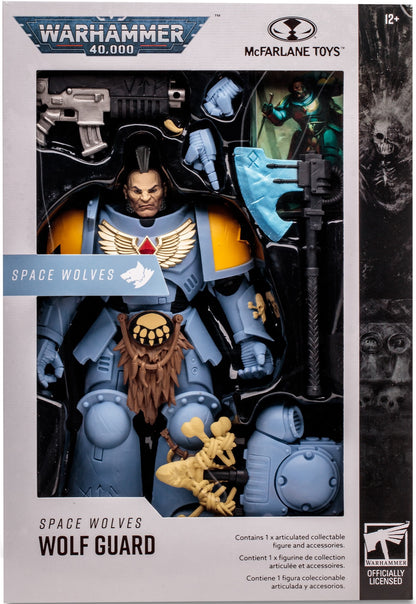 Warhammer 40k 7 Inches Fig Wv7-space Wolves Wolf Guard