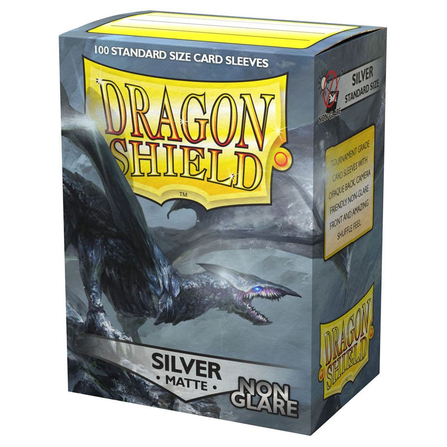 Dragon Shield Sleeves Matte Silver(100) (Non Glare)