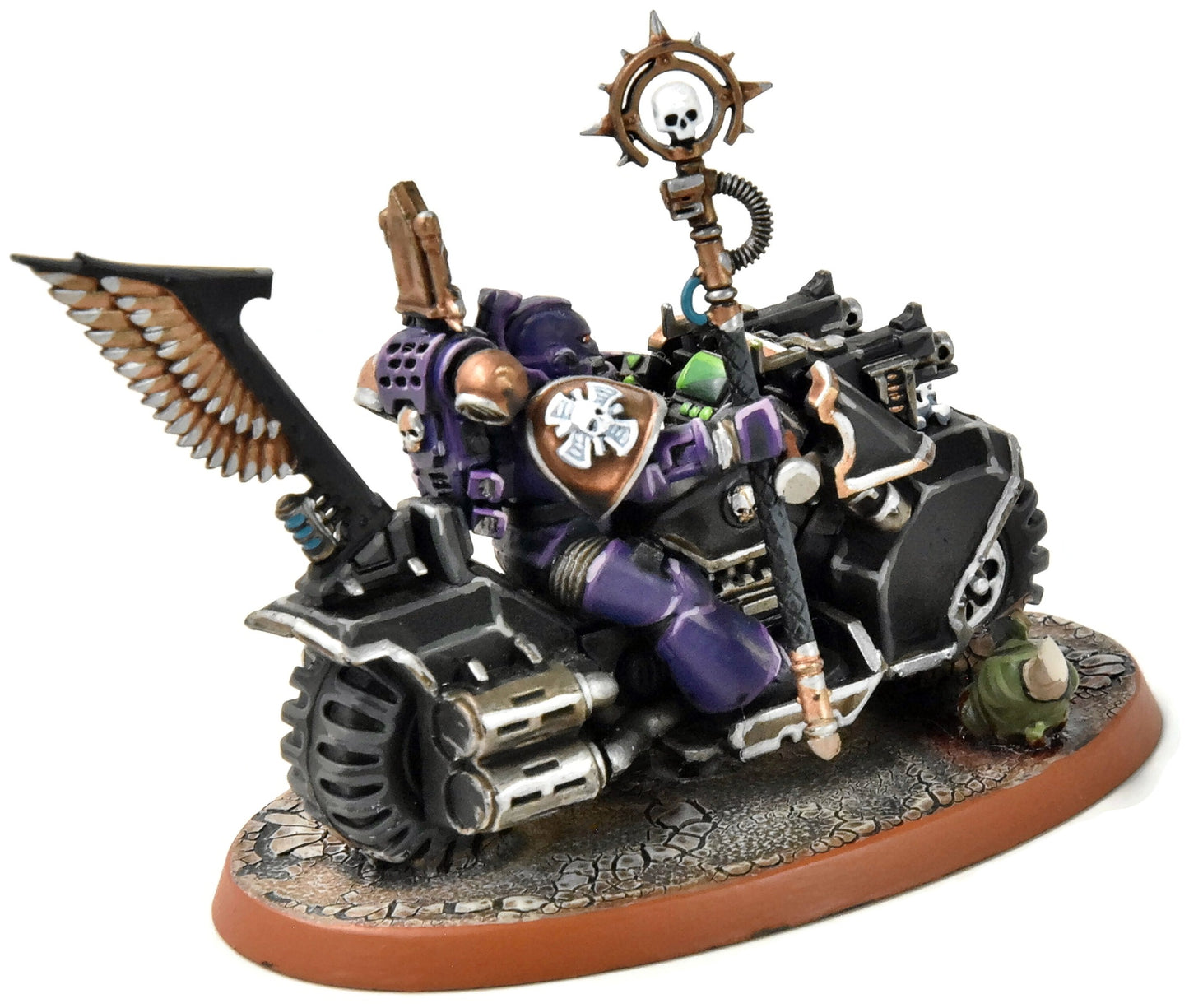 SPACE MARINES Librariran on Bike #1 PRO PAINTED Warhammer 40K
