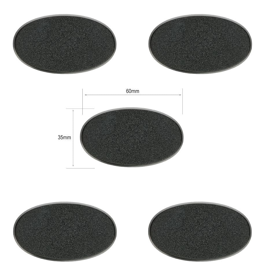 Citadel 60x35mm Oval Base (5 Units)