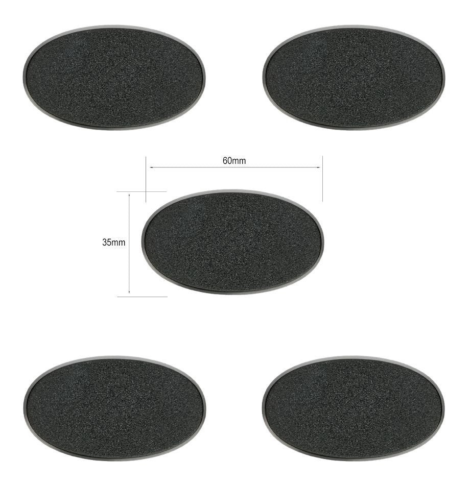 Citadel 60x35mm Oval Base (5 Units)