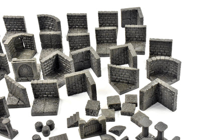 DWARFEN FORGE Castle Scenery Lot Black