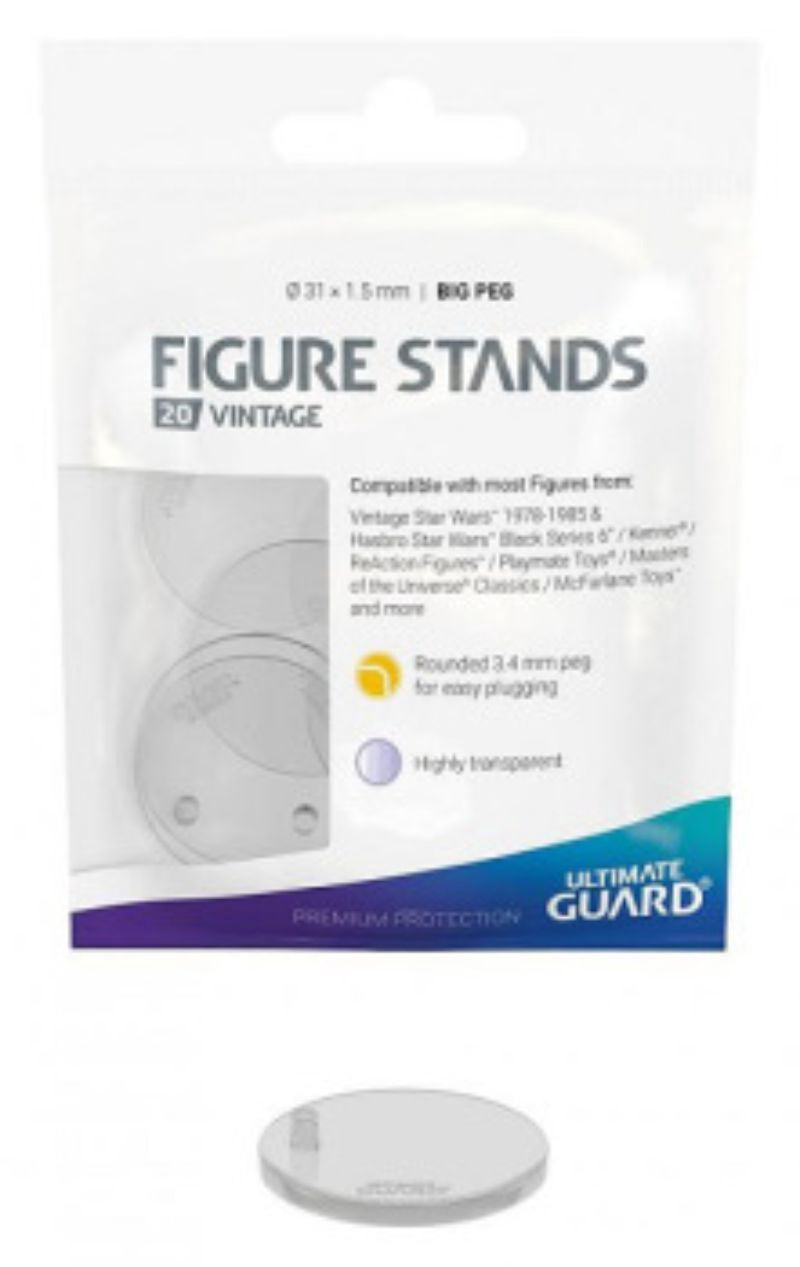 Ultimate Guard Figure Stands Big Peg Vintage 20Ct